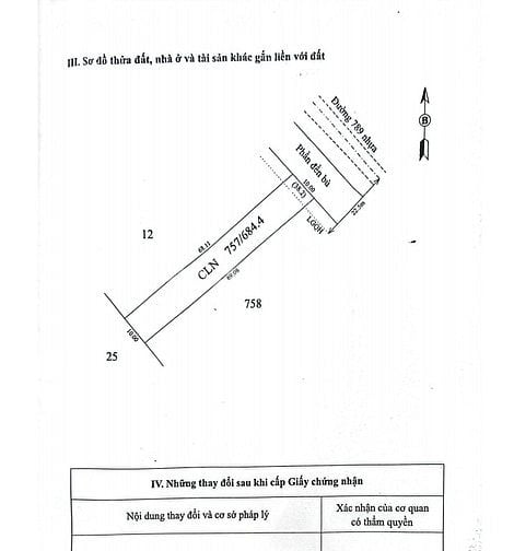 Bán lô đất 2 mặt tiền đường giá 230tr/1m ngang