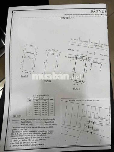 sát MT Lê Cơ, 2,5tấm 3PN, 4X11, hẻm oto, gần trường học, giá TL