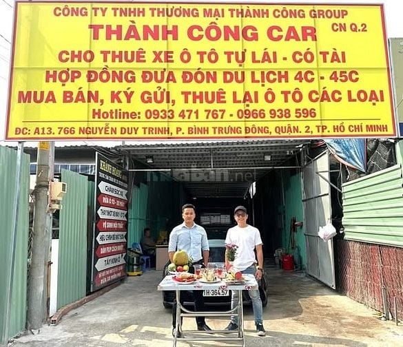 CHO THUÊ Ô TÔ TỰ LÁI - CÓ TÀI. 