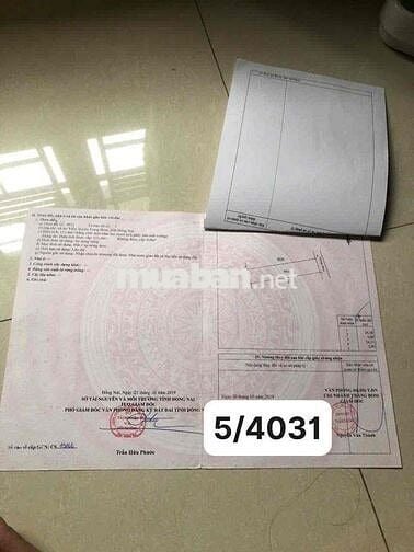 cần bán gấp 124,5m2 thổ cư 100%.ngay  kcn Giang Điền-An viễn