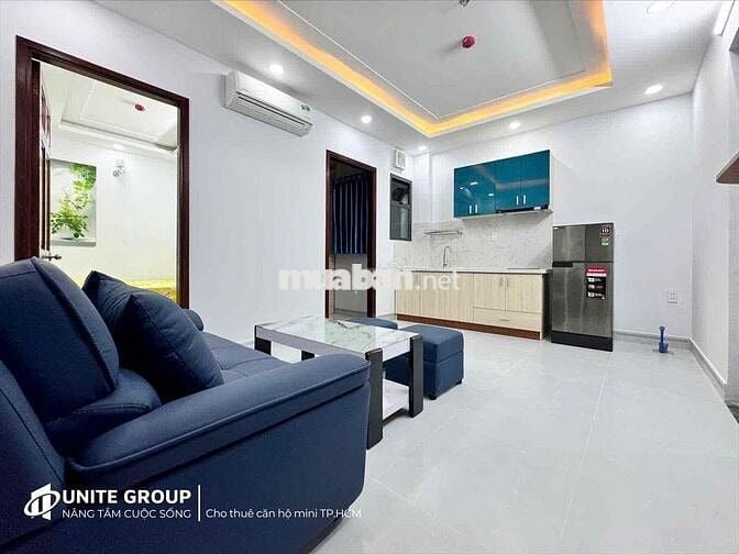 2 Phòng Ngủ - 2WC - 50m2 - Full Nội Thất- Thang Máy-Bảo Vệ-Khu Sân Bay