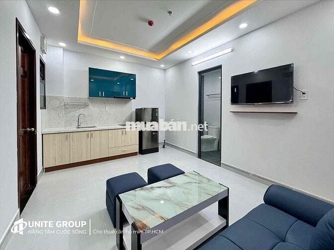 2 Phòng Ngủ - 2WC - 50m2 - Full Nội Thất- Thang Máy-Bảo Vệ-Khu Sân Bay