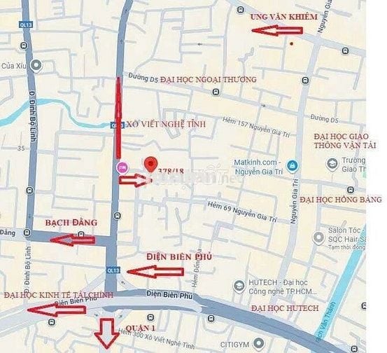 Bán gấp nhà 3 tầng,Điện Biên Phủ,Xô Viết Nghệ Tĩnh,P25. Bình Thạnh