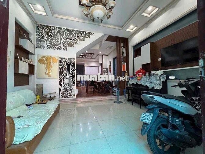 NHÀ ĐẸP 5  14m HẺM NHỰA 6M  XE HƠI NGỦ TRONG NHÀ  1/ PHAN HUY ÍCH, P.1