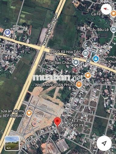 Bán đất mặt tiền đường DH8, Thôn Phú Sơn Tây, Hoà Khương, Đà Nẵng