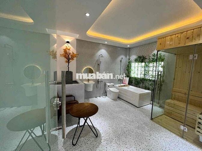 Bán Nhà mới Trệt Lững 3 lầu. sân thượng. 4x12. 1/ Trần Bá Giao