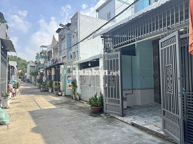 Nhà Mới, mặt tiền hẻm 5m, Sổ Riêng hỗ trợ vay ngân hàng