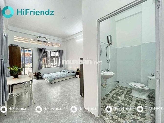 Căn Hộ Studio- 35m2 - Ban Công - Full Nội Thất - Khu Hoàng Hoa Thám