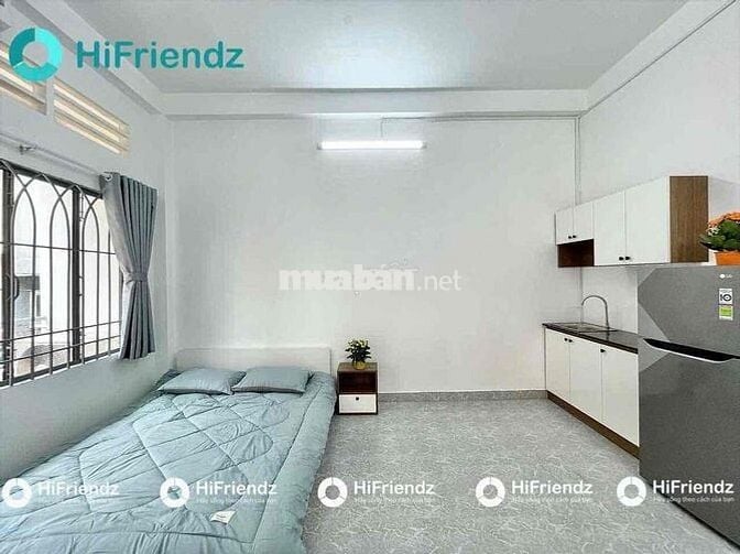 Căn Hộ Studio- 35m2 - Ban Công - Full Nội Thất - Khu Hoàng Hoa Thám