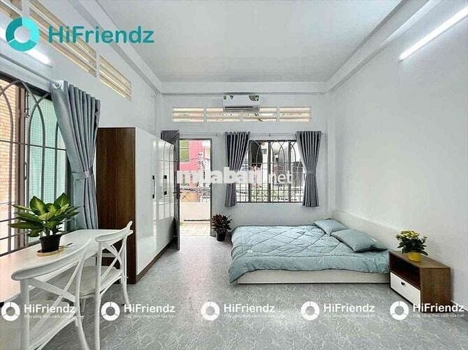 Căn Hộ Studio- 35m2 - Ban Công - Full Nội Thất - Khu Hoàng Hoa Thám