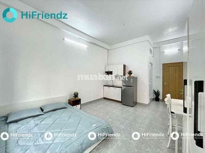 Căn Hộ Studio- 35m2 - Ban Công - Full Nội Thất - Khu Hoàng Hoa Thám