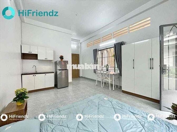 Căn Hộ Studio- 35m2 - Ban Công - Full Nội Thất - Khu Hoàng Hoa Thám