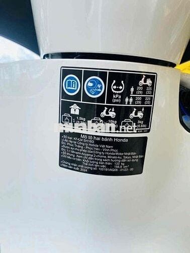 Honda SH160CBS 2024 Trắng 9000 km