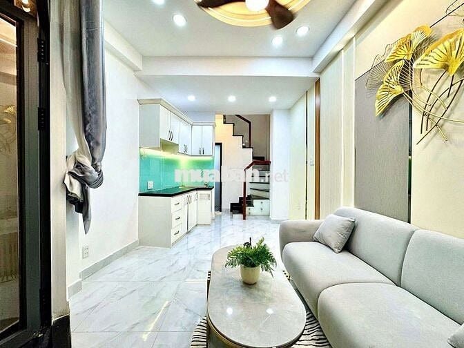 HẺM XE TẢI 6M, 15/3NƠ TRANG CĂN GÓC 5 TẦNG 3.2X8M - 25M2, 3PN/4WC