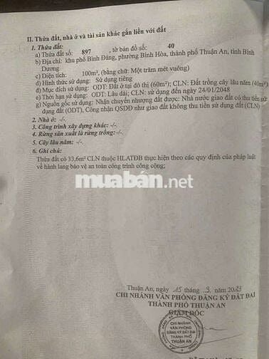 Bán 2 Lô đất 2 sổ riêng thổ cư có sẵn xưởng