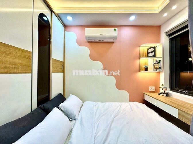 HẺM XE TẢI 6M, 15/3NƠ TRANG CĂN GÓC 5 TẦNG 3.2X8M - 25M2, 3PN/4WC