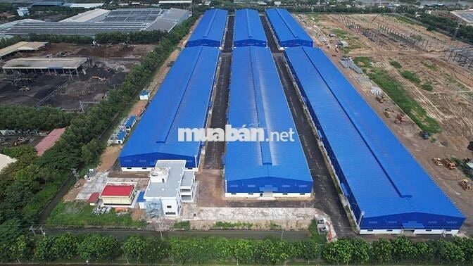 Xưởng 5.000m² Cao 12m Phù Hợp Xi Mạ KCN Phú Mỹ Giá Thuê Tốt