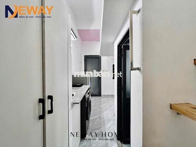 PHÒNG TRỌ FULL NỘI THẤT - MÁY GIẶT RIÊNG  - QUA ĐH HUIT 10p -