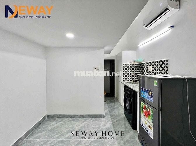 PHÒNG TRỌ FULL NỘI THẤT - MÁY GIẶT RIÊNG  - QUA ĐH HUIT 10p -