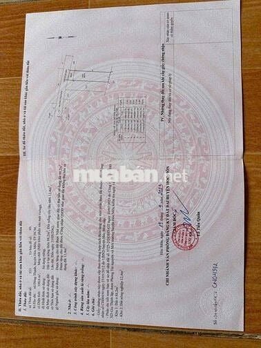 Đất thổ cư. diện tich 5x19 đất Diện tích rất đẹp xây dựng. Mà giá t