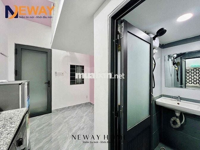 PHÒNG TRỌ FULL NỘI THẤT - MÁY GIẶT RIÊNG  - QUA ĐH HUIT 10p -