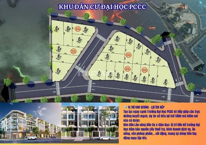 🌟 Đất đẹp giá rẻ – cạnh trường Đại Học Phòng Cháy Chữa Cháy tại Hoà S