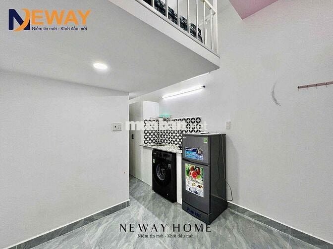 PHÒNG TRỌ FULL NỘI THẤT - MÁY GIẶT RIÊNG  - QUA ĐH HUIT 10p -