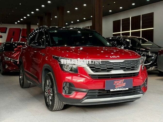 Kia Seltos 2022 Deluxe 1.4 Turbo, màu đỏ,10.800 km