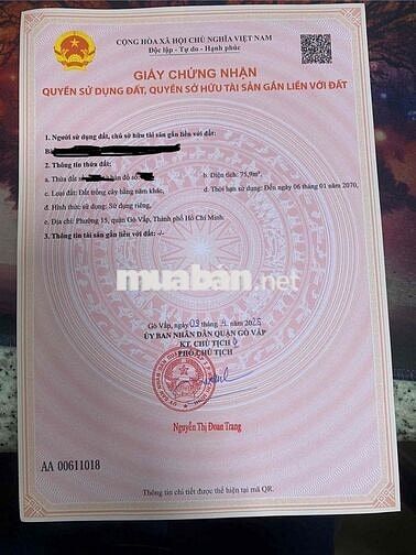 Đất sổ đỏ 2 mặt tiền hẻm xe hơi, nở hậu; Bờ kè đường kêmh tham lương