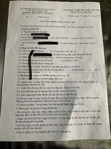 Cc Bán nhà Ngõ 38 Phương mai dt 35m2 Mt 3,6m xây 3 tầng khung 4,65 tỷ.