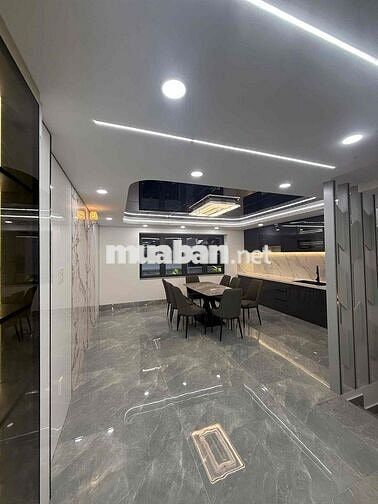 nhà 5,5x14m 5 tầng 4pn 5wc hẻm xe hơi thông đường Bình Thành BHH B