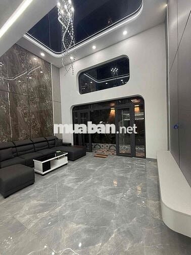 nhà 5,5x14m 5 tầng 4pn 5wc hẻm xe hơi thông đường Bình Thành BHH B