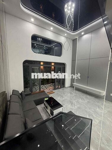 nhà 5,5x14m 5 tầng 4pn 5wc hẻm xe hơi thông đường Bình Thành BHH B