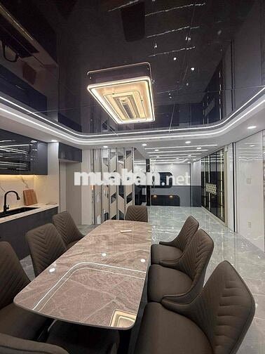 nhà 5,5x14m 5 tầng 4pn 5wc hẻm xe hơi thông đường Bình Thành BHH B