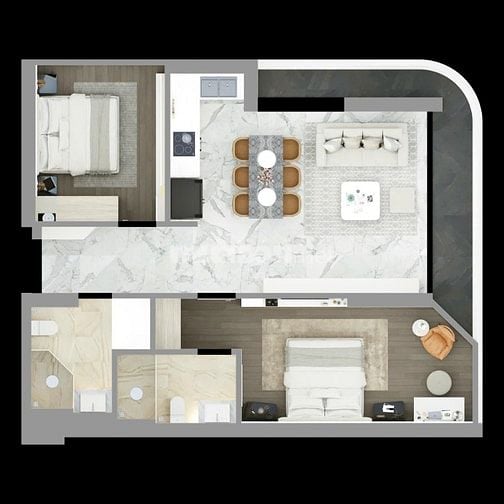 Độc quyền căn 04 Time Square View biển sở hữu lâu dài giá gốc CĐT