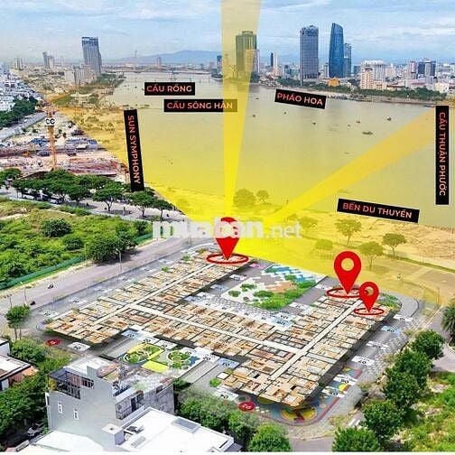 SIÊU PHẨM CĂN ÁP GÓC 2PN - VIEW SÔNG HÀN - BẾN DU THUYỀN CĐT PENINSULA