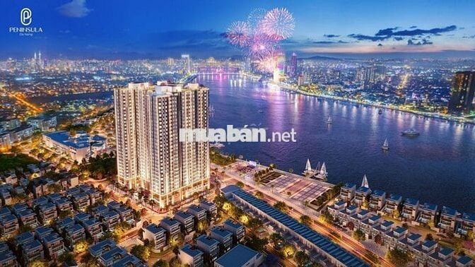 SIÊU PHẨM CĂN ÁP GÓC 2PN - VIEW SÔNG HÀN - BẾN DU THUYỀN CĐT PENINSULA