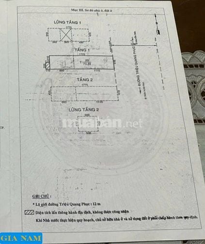 BÁN NHÀ MẶT TIỀN : 115 TRIỆU QUANG PHỤC - P. 11 - Q. 5 - TPHCM