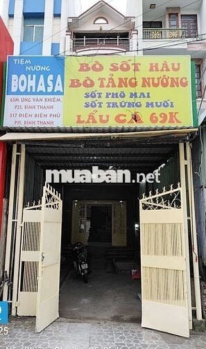 Nhà mặt tiền 120m2, 5 phòng ngủ, đường Ung Văn Khiêm, Q. Bình Thạnh