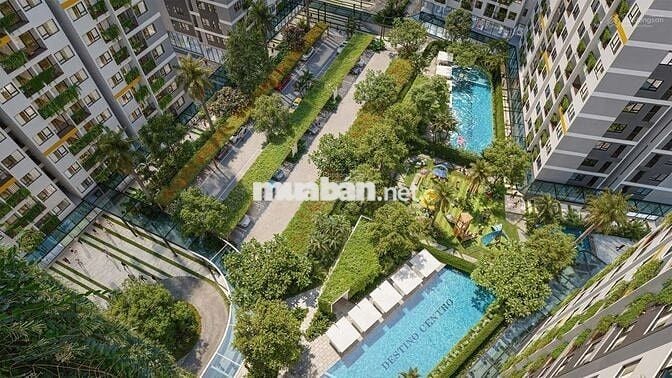 Bán căn hộ CC tại Destino Centro, 1,6 tỷ, 52 m2, 2PN + 2WC