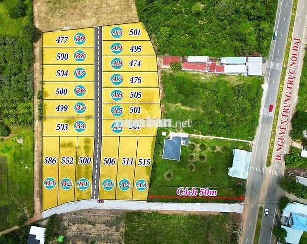 Cần bán lô đất 500m² sổ riêng sát trung tâm