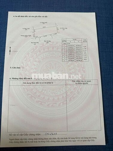 Cần bán lô đất 500m² sổ riêng sát trung tâm