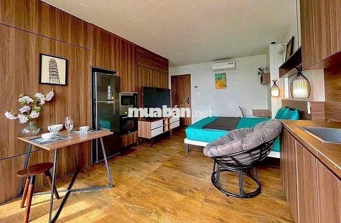 🌆Cho Thuê Căn Hộ Studio Ban Công View City_Full Nt Cao Cấp✨