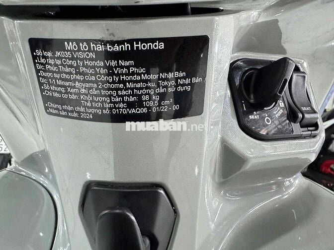 ✅VISION ĐK 2025 ( Bánh Lớn ) Đẹp Zin Như  Mới 👍