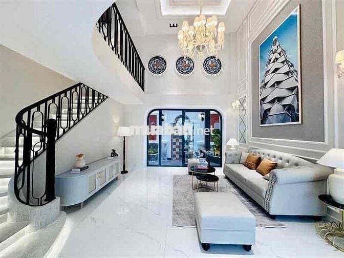 NHÀ 4 TẦNG HXH-THIẾT KẾ CỰC ĐẸP-65M2 NGANG 5,5M-GẦN EMART2-NHỈNH 7TỶ