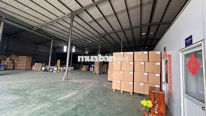 Xưởng Thuận An 2100m nền epoxy điện 250kva sẵn Văn phòng sx đa nghề