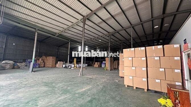 Xưởng Thuận An 2100m nền epoxy điện 250kva sẵn Văn phòng sx đa nghề