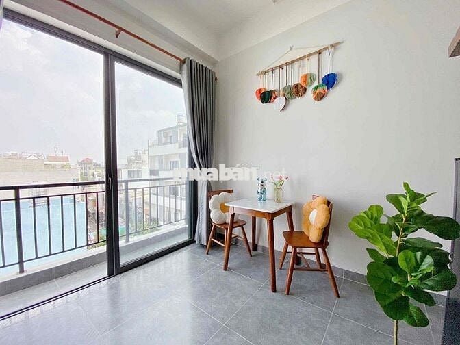 STUDIO NHỎ GỌN FULL NỘI THẤT CÓ BAN CÔNG SIÊU THOÁNG NGAY AEON MALL