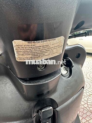 Honda Lead 2012 Vàng kem cọp vĩnh long