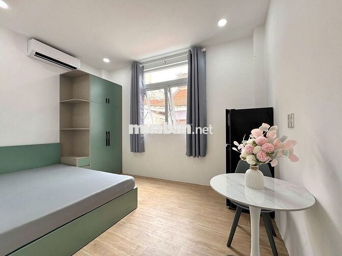 CĂN HỘ STUDIO MỚI XÂY - FULL NỘI THẤT  CAO CẤP- NGAY KHU BÀU CÁT K300